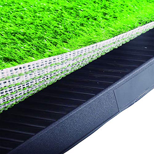 / Cubierta portátil al aire libre perro for ir al baño, de hierba artificial for los perros, Bandeja, Pee Pad, realista, Bite Turf resistencia, menos del hedor, el entrenamiento insignificante cubiert