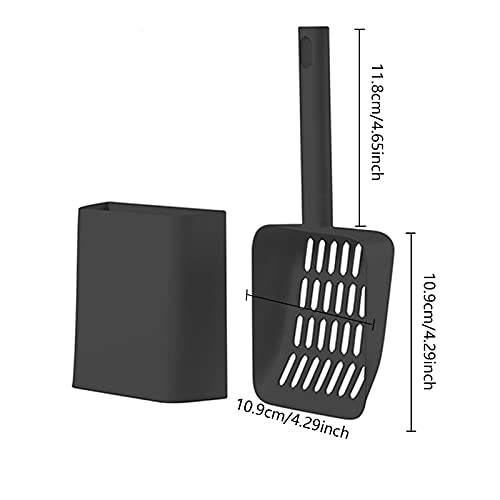 Cuchara De Arena Para Gatos De Plástico Herramienta De Arena Para Gatos De Plástico Cuchara De Arena Duradera Para Gatos Pala De Arena Para Gatos Resistente Adecuado para familias con mascotas, kit