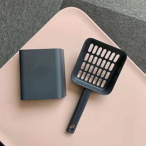 Cuchara De Arena Para Gatos De Plástico Herramienta De Arena Para Gatos De Plástico Cuchara De Arena Duradera Para Gatos Pala De Arena Para Gatos Resistente Adecuado para familias con mascotas, kit