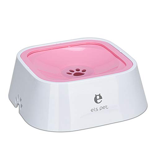 Cuenco de agua flotante para mascotas, 1,5 l, alimentador de agua lenta, sin derrames, antidesbordamiento, antiasfixia