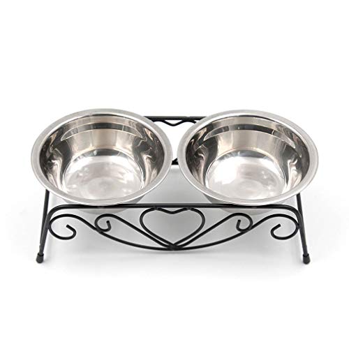 Cuenco Doble Para Perros De Acero Inoxidable Cuenco Elevado Para Perros Comedero Para Mascotas Elevado Retirable Platos Del Alimentador De Pie