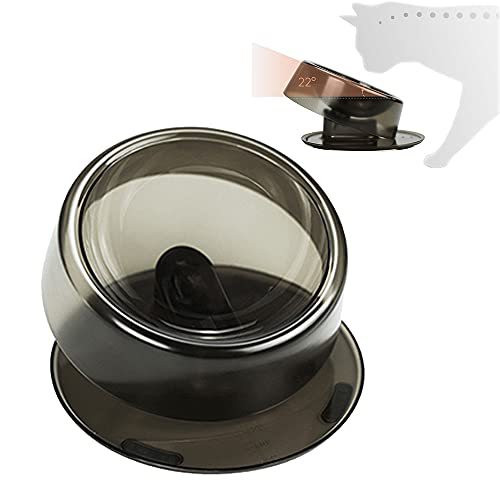 Cuencos Elevados para Gatos, Cuenco Anti Vómitos para Gatos, Cuencos para Mascotas, Cuenco Antideslizante para Mascotas, Tazón de Alimentación para Mascotas, para Comida y Agua