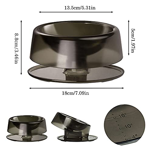 Cuencos Elevados para Gatos, Cuenco Anti Vómitos para Gatos, Cuencos para Mascotas, Cuenco Antideslizante para Mascotas, Tazón de Alimentación para Mascotas, para Comida y Agua