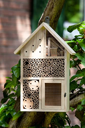 CULT at home Hotel de abejas para insectos – Casquillos nidos – Tubo de bambú – 38 cm