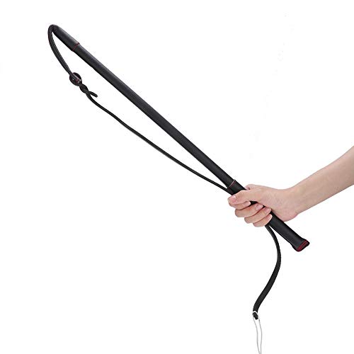 Cuque Venta Loca Látigo agitador de Perro Grande Artificial Negro, látigo de Entrenamiento de Perros, Entrenamiento de Gato para Perro Mascota