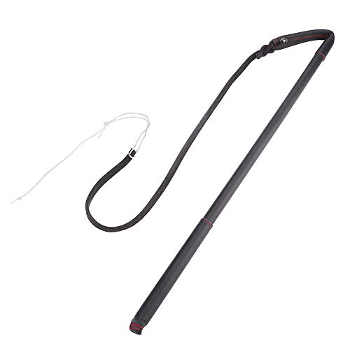 Cuque Venta Loca Látigo agitador de Perro Grande Artificial Negro, látigo de Entrenamiento de Perros, Entrenamiento de Gato para Perro Mascota