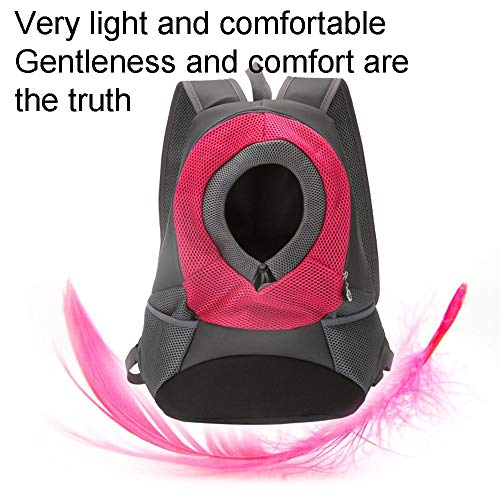 DaMuZ Mochila para El Pecho del Animal Doméstico Cómodo Y Transpirable Material De Nylon Correa De Hombro Antideslizante Tamaños Peso Ligero para Acampar Escalar Montañas