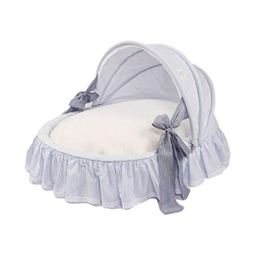 DAPAO Cat Nest Cama para Perros Cuna para Mascotas, Cute Princess Cama Extraíble para Gatos Lavable, Tejido De Algodón Puro Cómodo Transpirable, Suave Y Duradero, Alta Resiliencia No Se Colapsa