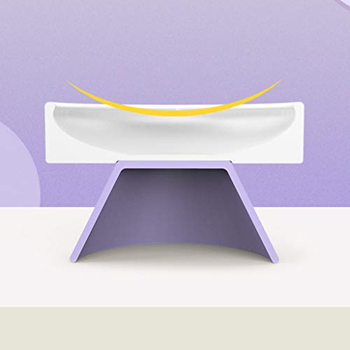 Dashun Tazón de alimentación de agua para mascotas para perros, gatos, dispensador de agua de contenedor de comida lenta alimentador taza plato, gatito cachorro alimentos agua leche leche pote