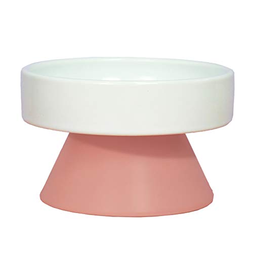 Dashun Tazón de alimentación de agua para mascotas para perros, gatos, dispensador de agua de contenedor de comida lenta alimentador taza plato, gatito cachorro alimentos agua leche leche pote