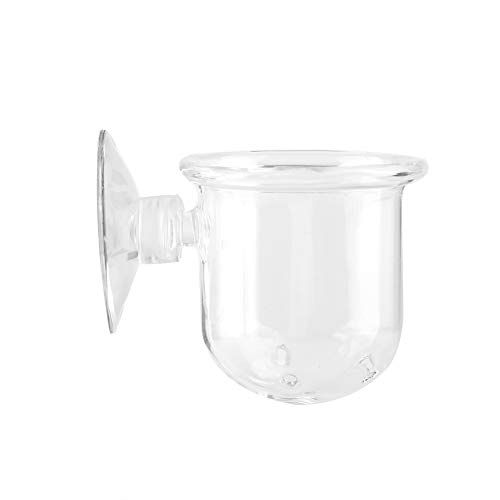 DAUERHAFT Vaso de Gusano Rojo pequeño y Grande para Vidrio de pecera(Small)