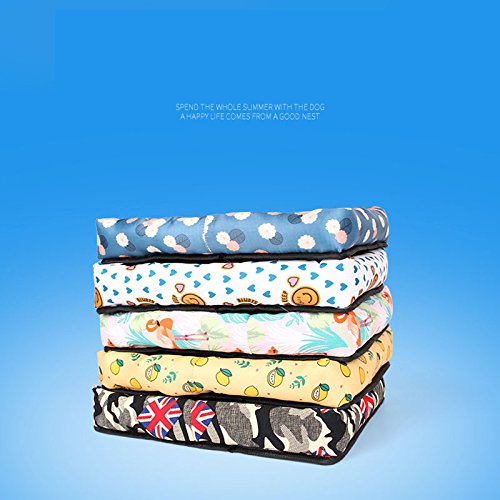Da.Wa 1x Cama de enfriamiento Cama para el Verano Cama fría Cama de bambú para Perros Gato Gato 40 * 30 CM