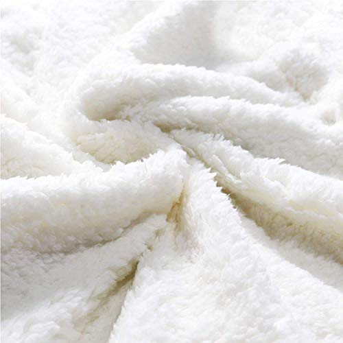 daweiwei Bonita Manta para Gatos, Manta de Lana para Gatos Siameses, Manta de Felpa Blanca para niñas, Gatos y Mascotas, Ligera y difusa para sofá Cama, sofá 230 * 230 cm 15