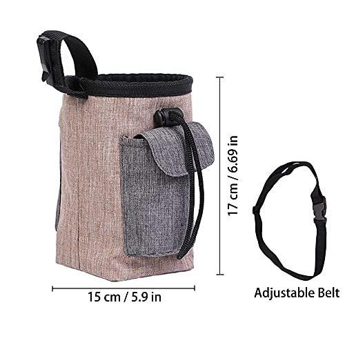 DDGG Bolso de Adiestramiento Perro, Bolsa de Entrenamiento para Perros, Bolsa de Cintura Mascota Perro, Bolsa para Golosinas Mascota, para Almacenamiento de Alimentos para Mascotas