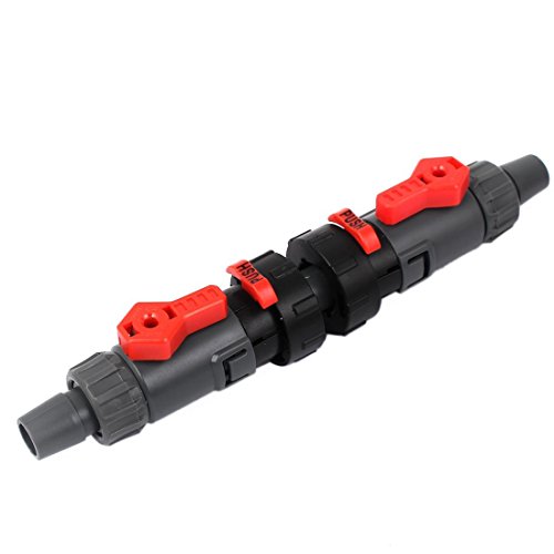DealMux Peces de Acuario Tanque de 16 mm a 12 mm Interruptor de Doble Manguera Adaptador convertidor