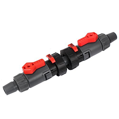 DealMux Peces de Acuario Tanque de 16 mm a 12 mm Interruptor de Doble Manguera Adaptador convertidor