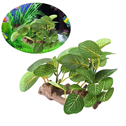 Decoración de acuario, Planta de hierba de agua plástica artificial for el acuario de la decoración del ornamento del tanque de pescado Decoraciones, Hogar y jardín Decoraciones baratas, Decoraciones