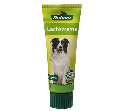 Dehner Crema de salmón de Grado alimenticio, 6 x 75 g (450 g)