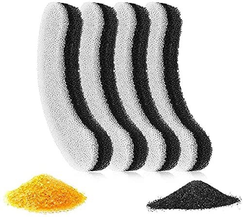 Delgeo Filtros de Fuente de Agua para Gatos, Filtros de Fuente de Agua para Mascotas para Delgeo Fuente para Gatos, Filtros de Repuesto para Fuente de Agua para Perros y Gatos (4PCS)