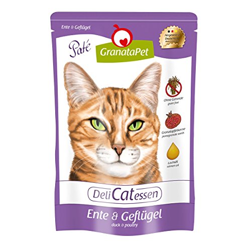 DeliCatessen Encimera húmedo Forro Pouch Pato & Aves, 12 Unidades (12 x 85 g)