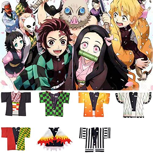 Demon Slayer Anime Ropa para Mascotas Kimetsu No Yaiba Mascota Disfraz De Dibujos Animados Cosplay para Gato Y Perro PequeñO Navidad