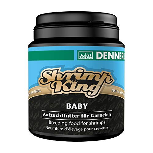 Dennerle Camarones King Baby 35 g - Alimentos para criar camarones - con el mejillón de Labios Verdes y espirulina