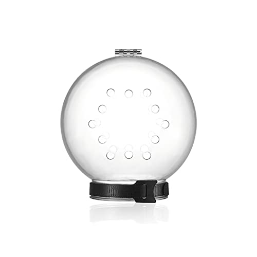 DERCLIVE Capucha para gatos con 12 agujeros transpirable transparente gatito anti mordedura hocico evita que los gatos muerdan masticar para el baño de gato