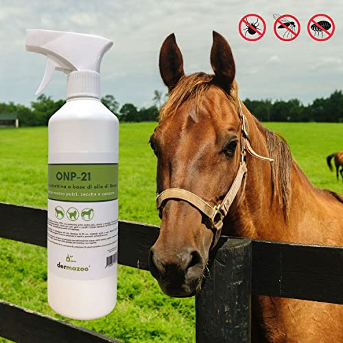 Dermazoo Loción a base de aceite de neem ONP-21 – Loción en spray lista para usar – Repelente y protector contra pulgas, peces, mosquitos y mosquitos