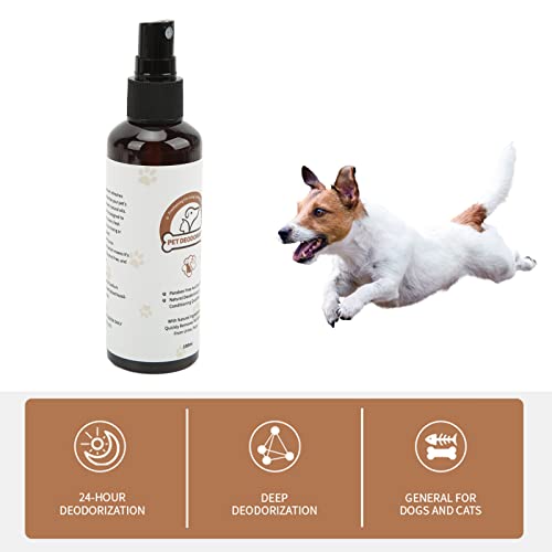 Desodorante en Aerosol para Gatos, Eficaz Desodorante para Perros para Mascotas para Gatos
