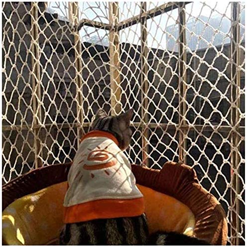 DHGTEP Red de Seguridad para Balcones para Gatos,Red para Ventanas de Protección de Mascotas,Valla de Malla Transparente para Balcones contra Caídas para Perros, Gatos y Niños (Size : 1.5x5M)