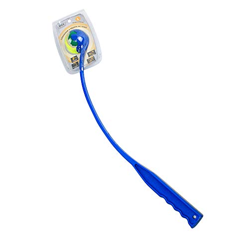 DI ZE LIN PET HOME DZL® Lanzador y Pelota de Tenis Color Entrega al Azar (65CM, Aleatorio)