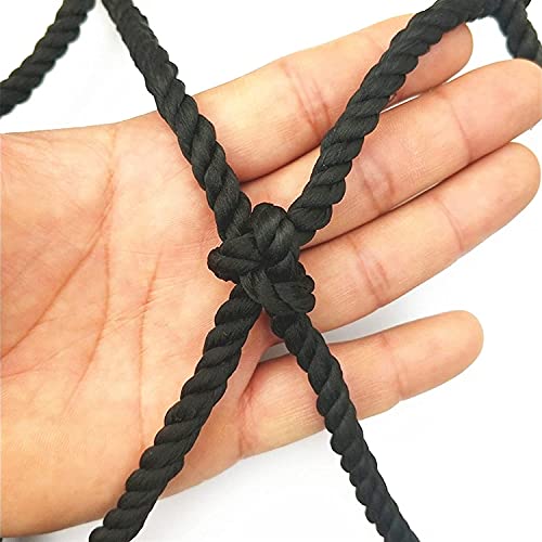 DiáMetro 8 Mm Red De ProteccióN Para Gatos Negros Rejilla 4 Cm Red De Seguridad Para Edificios NiñOs ProteccióN Contra CaíDas Su Casa BalcóN Perro Gato Defender Baranda Escaleras