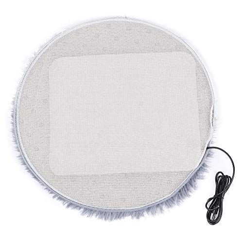 Dibiao Almohadilla Calefactora Pet 15. Manta Eléctrica de 75 Pulgadas de Temperatura Constante de Felpa de Gato Perro Alfombra de Calentamiento Impermeable Interfaz USB para Cama Grande