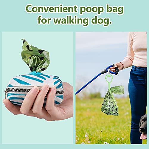 Diealles Shine Bolsas para Caca de Perro, 270 Unidades Bolsas para Excrementos, Bolsas Caca Perro con Dispensador y Clip, Olor, 18 Rollos