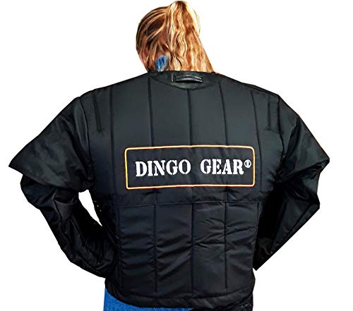 Dingo Gear S01003 - Chaqueta de Pana para Perro (Talla XXL), Color Negro