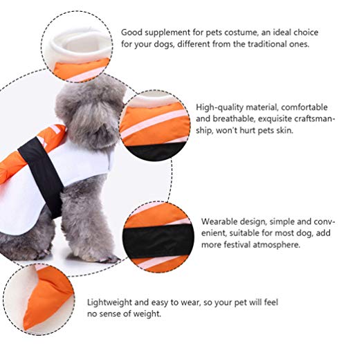 Disfraz de perro de POPETPOP para Halloween, divertido salmón, sushi, cosplay para perros pequeños, medianos y grandes