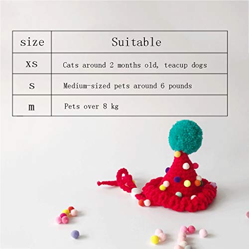 Disfraz de perro Sun regalo Party Pet Party original del perro del animal doméstico de cumpleaños Sombrero Que oso sombrero casquillo al aire libre gorra de béisbol Gorra para mascotas ( tamaño : S )