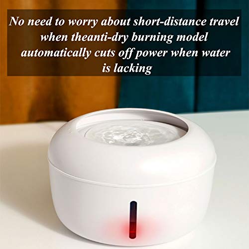 Dispensador De Agua para Mascotas, Circulación Automática, Dispensador De Agua Inteligente, Agua Que Fluye Silenciosa, Fuente para Beber, Tazón De Agua, Bebedero para Mascotas,Verde