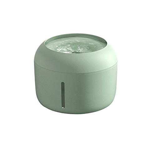 Dispensador De Agua para Mascotas, Circulación Automática, Dispensador De Agua Inteligente, Agua Que Fluye Silenciosa, Fuente para Beber, Tazón De Agua, Bebedero para Mascotas,Verde