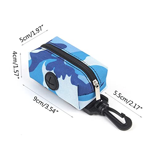 Dispensador de bolsas para desechos de perros para correa - soporte para bolsas de desechos para perros, dispensador de bolsas para andador con soporte, para caminar, correr o ir de excursión, herrami