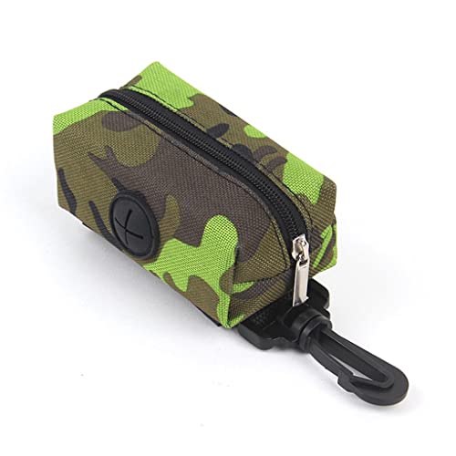 Dispensador de bolsas para desechos de perros para correa - soporte para bolsas de desechos para perros, dispensador de bolsas para andador con soporte, para caminar, correr o ir de excursión, herrami