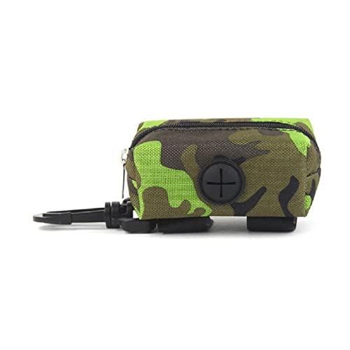 Dispensador de bolsas para desechos de perros para correa - soporte para bolsas de desechos para perros, dispensador de bolsas para andador con soporte, para caminar, correr o ir de excursión, herrami
