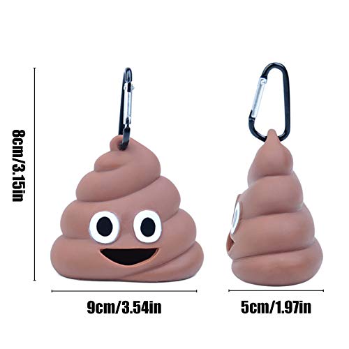 Dispensador De Bolsas Para Excrementos De Perro Bolsas De Basura Mascota Ir Portátil Mini Bote De Basura Orinal Para Mascotas Bote De Basura Portátil Para Arena De Mascotas y Excrementos De Perros