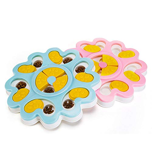 Dispensador De Cachorros Juguete para Perros Comida para Perros Juguete Educativo Cuenco Cría De Cachorros Suministros para Mascotas Accesorios Bandeja De Forrajeo para Mascotas Fácil De Limpiar