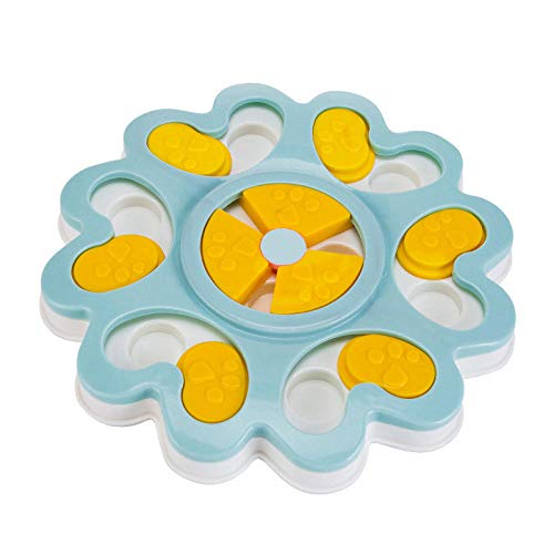 Dispensador De Cachorros Juguete para Perros Comida para Perros Juguete Educativo Cuenco Cría De Cachorros Suministros para Mascotas Accesorios Bandeja De Forrajeo para Mascotas Fácil De Limpiar
