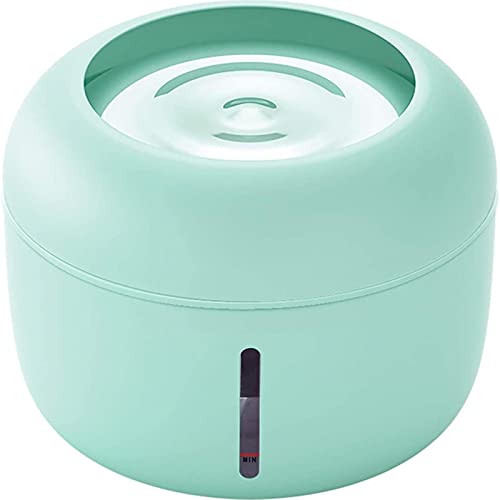 Dispensadores de agua para masco Dispensador de agua de PET circulante 2.5L, filtración múltiple de oxígeno activo, ultraavillado y ahorro de energía Fuente de agua para gatos y perros pequeños