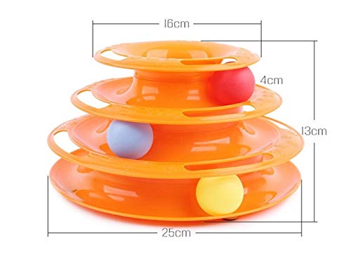 Divertidos Juguetes for Mascotas Cat Dog Crazy Ball Disk Placa de Atracciones interactiva Play Disc Tocadiscos Cat DogToy (Color : Green, Size : 25x14x16cm)