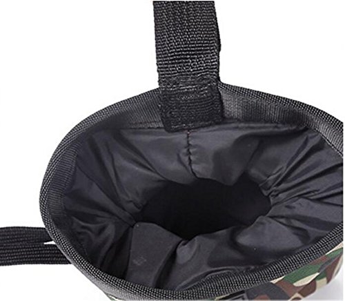 Diyafas Camuflaje Bolso del Entrenamiento del Perro Tratar Bolsa para Mascotas Dispensador de Bolsas de Poo