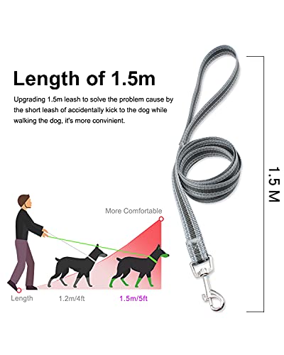 Dociote Arnés Perro con Lineas Mediano Pequeño Arnés Pecho para Cachorros Perros Pequeños y Gatos Reflecantes Transpirable Ajustable Arnés para Caminar Entrenamiento Perro Naranja XS