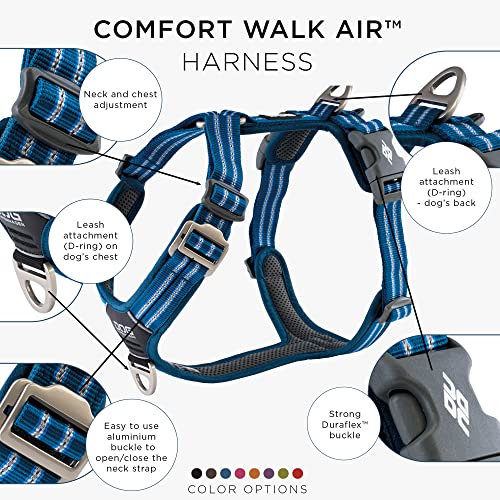 DOG Copenhagen Hundegeschirr V2 Walk Harness (Air) Ocean Blue Talla L